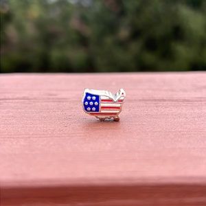 Pandora United States Map USA Charm